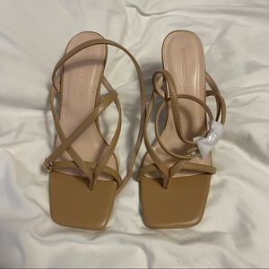 Princess Polly Nude Strappy Sandals